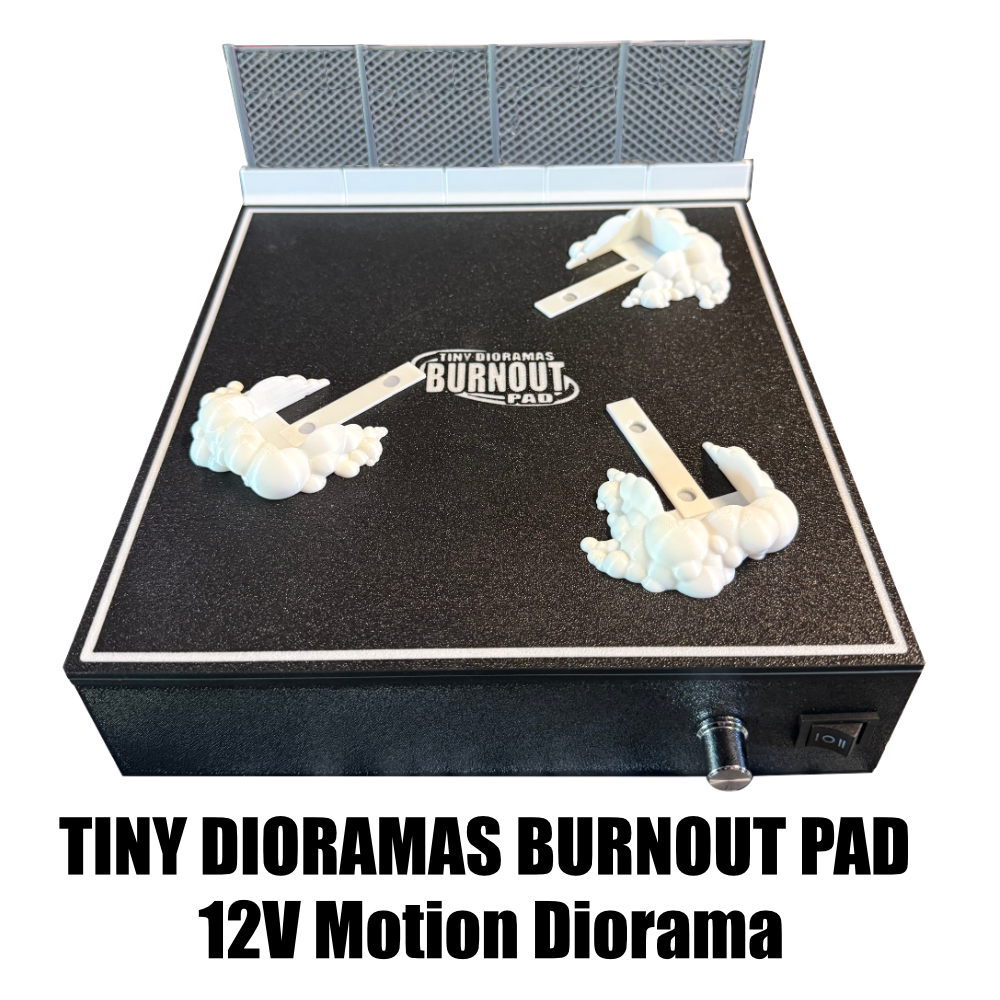 (PREORDER) Tiny Dioramas Motion DriftAbout & burnout pads