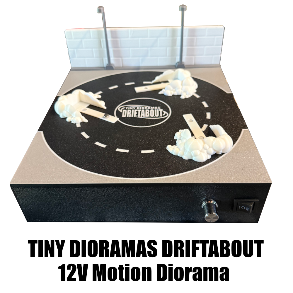 (PREORDER) Tiny Dioramas Motion DriftAbout & burnout pads