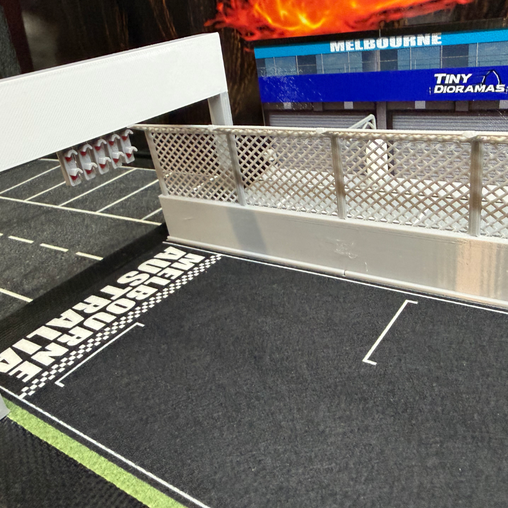 Tiny F1 Diorama Bar Mat