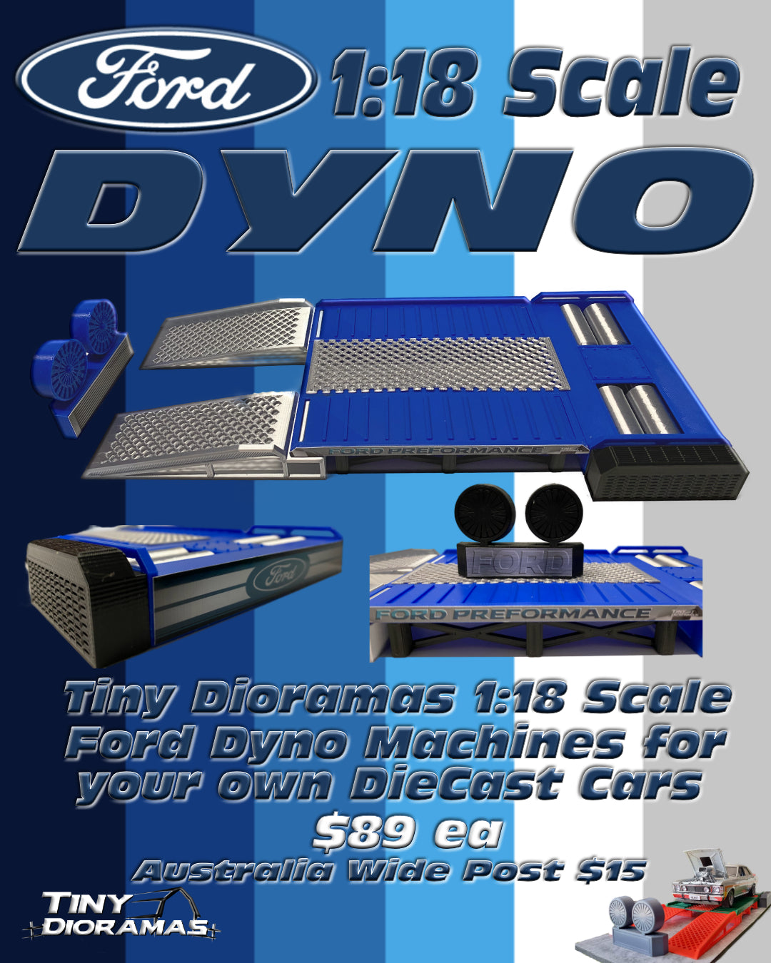 1:18 Scale Dyno for Diorama Display