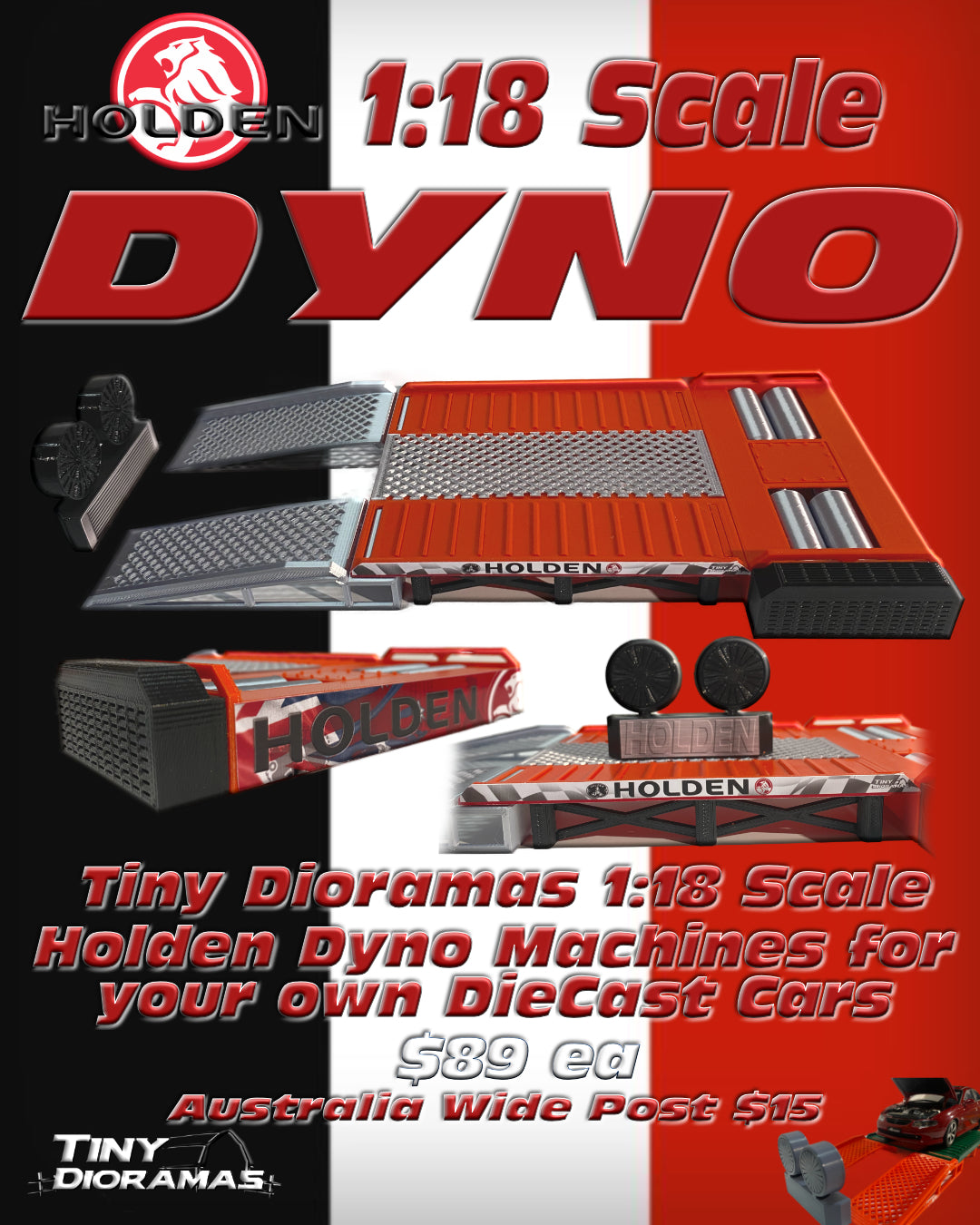 1:18 Scale Dyno for Diorama Display