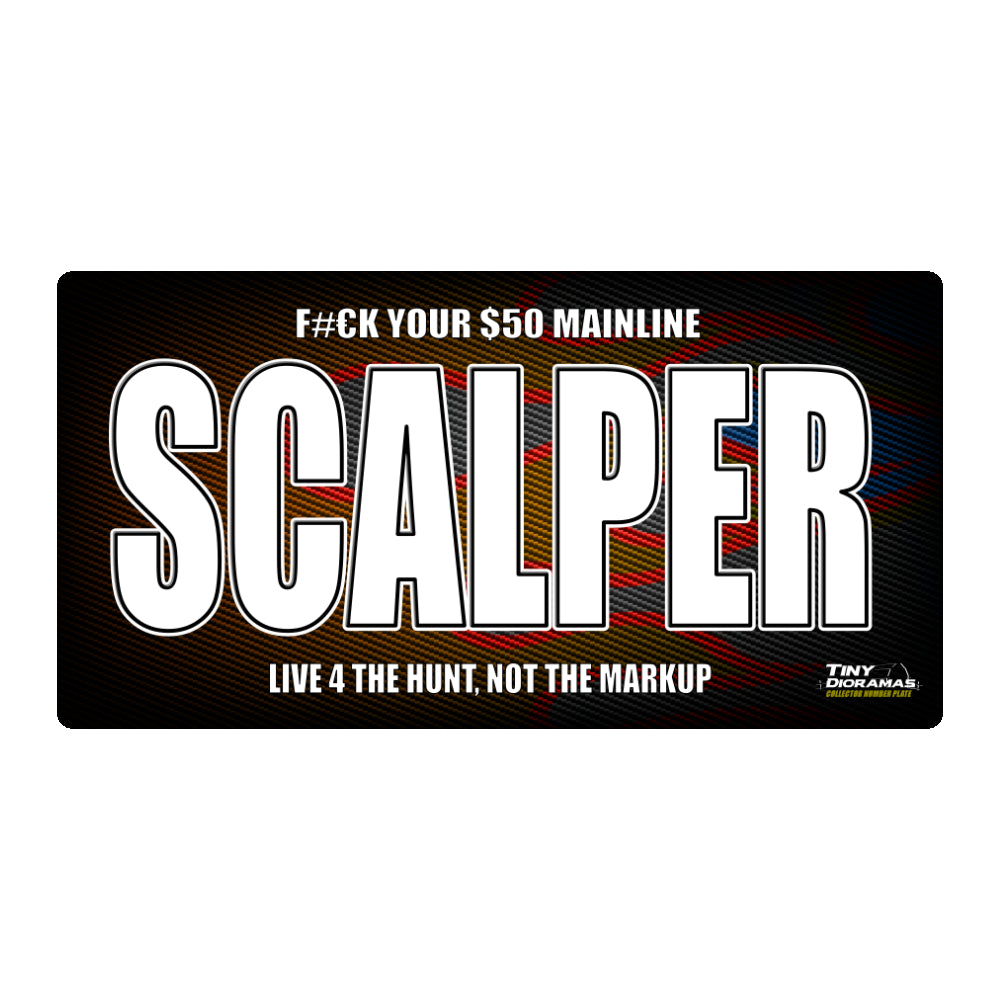 number Plate SCALPER